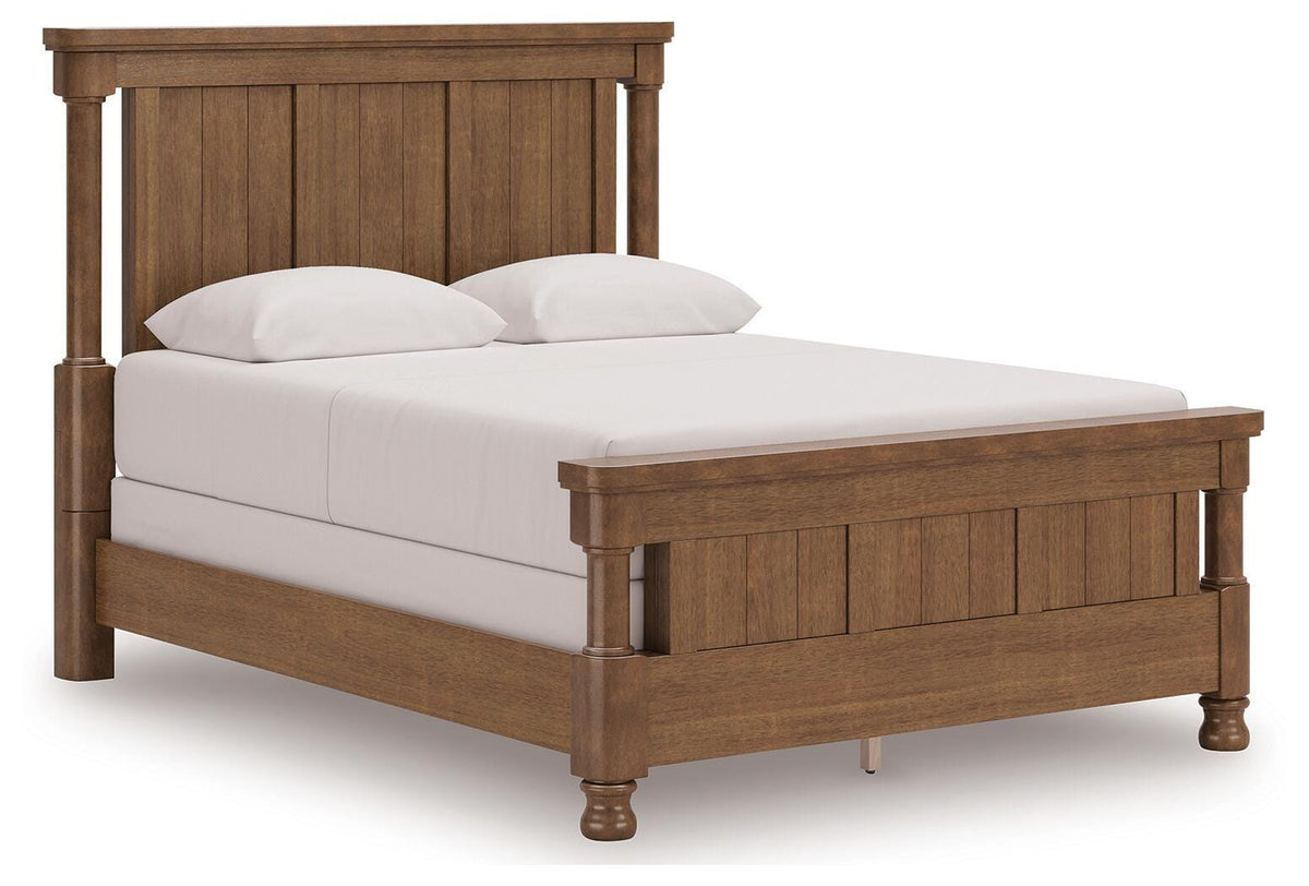 Rowlenstown Queen Poster Bed, Dresser and Mirror