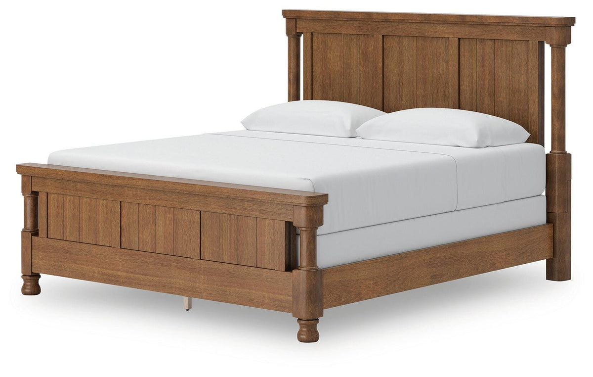 Rowlenstown King Poster Bed, Dresser and 2 Nightstands