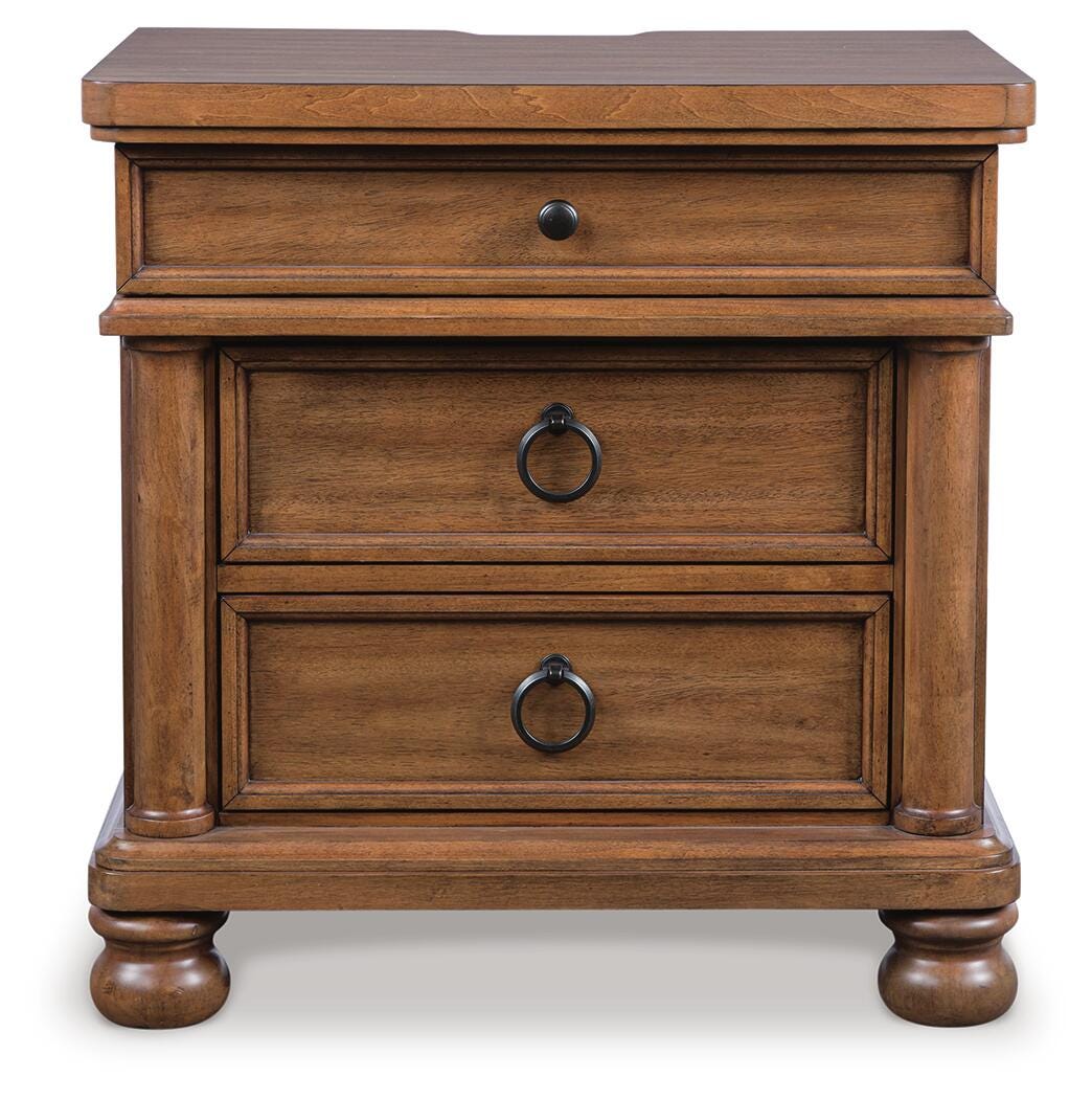 Rowlenstown King Poster Bed, Dresser and 2 Nightstands