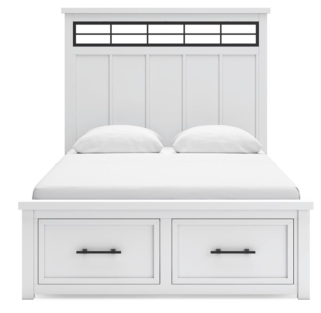 Ashbryn Queen Panel Storage Bed