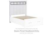 Ashbryn Queen Panel HDBD w/Roll Slats