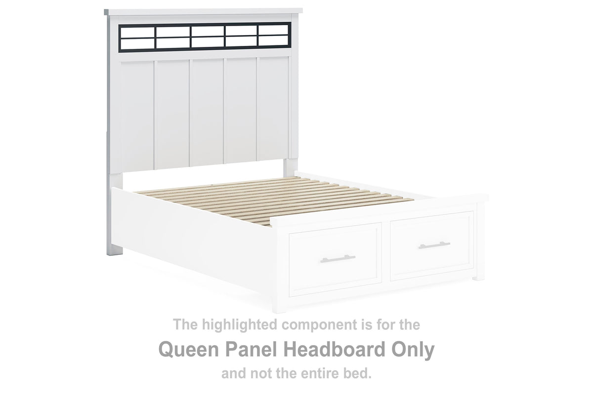 Ashbryn Queen Panel HDBD w/Roll Slats