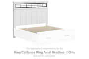 Ashbryn K/CK Panel HDBD w/Roll Slats