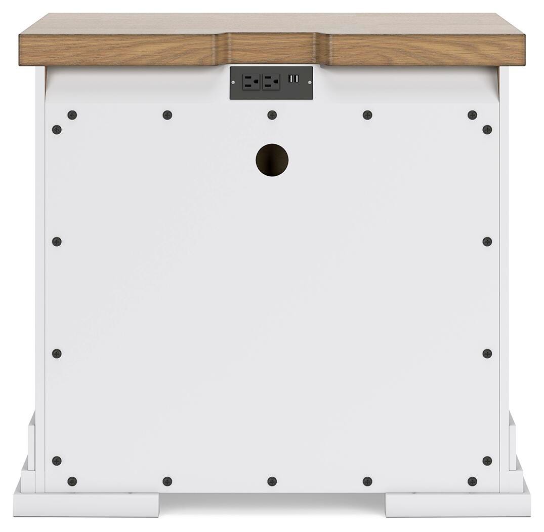 Ashbryn Queen Panel Storage Bed, Dresser, Mirror and 2 Nightstands