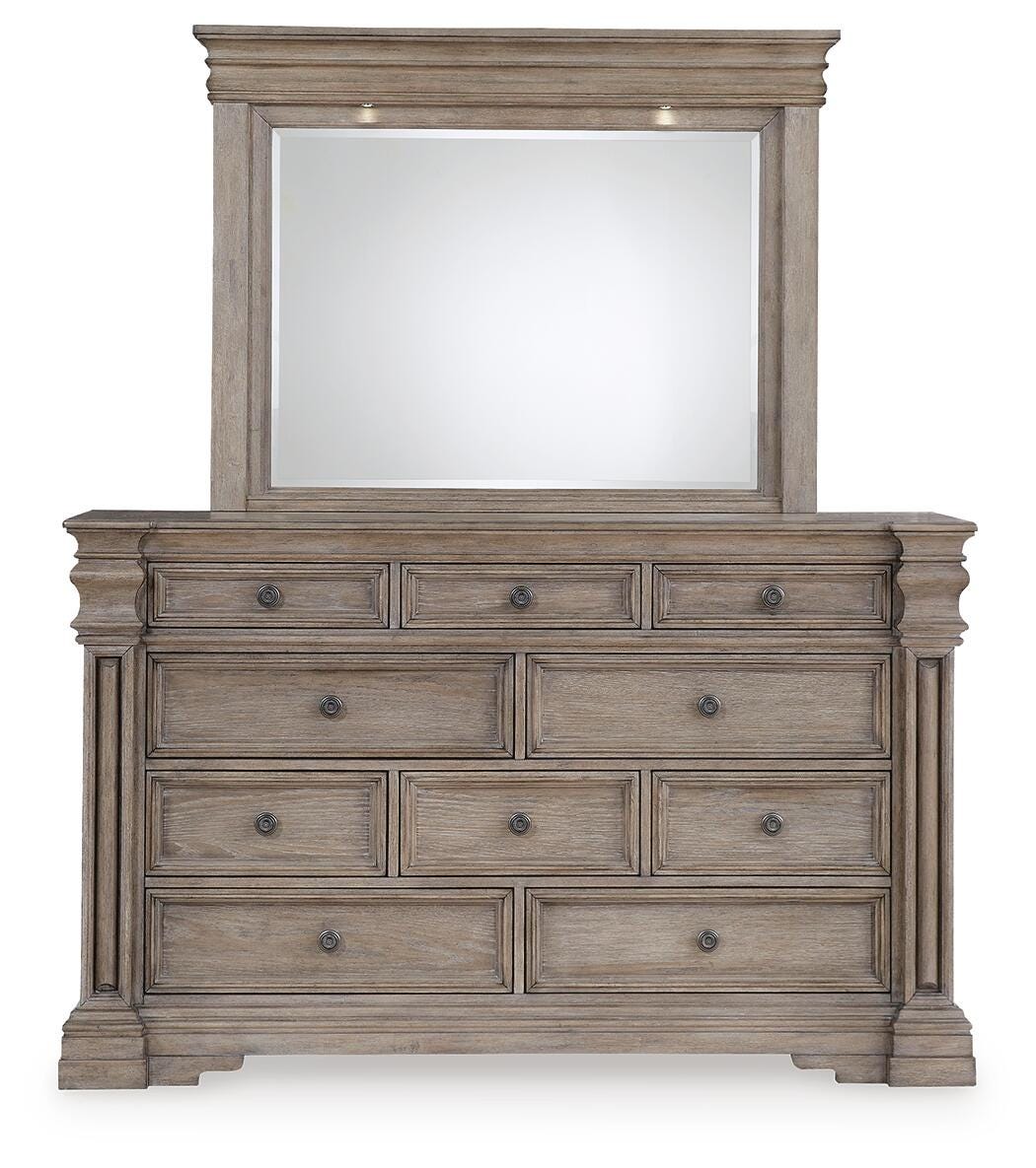 Blairhurst King Panel Bed, Dresser, Mirror and Nightstand