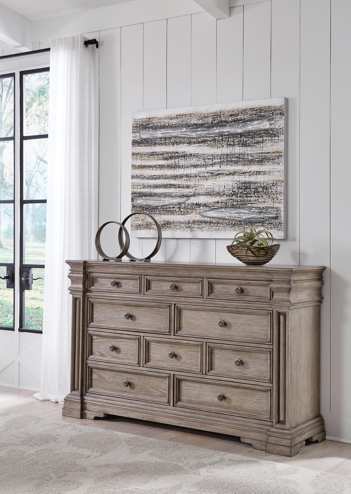 Blairhurst King Panel Bed, Dresser, Chest and 2  Nightstands