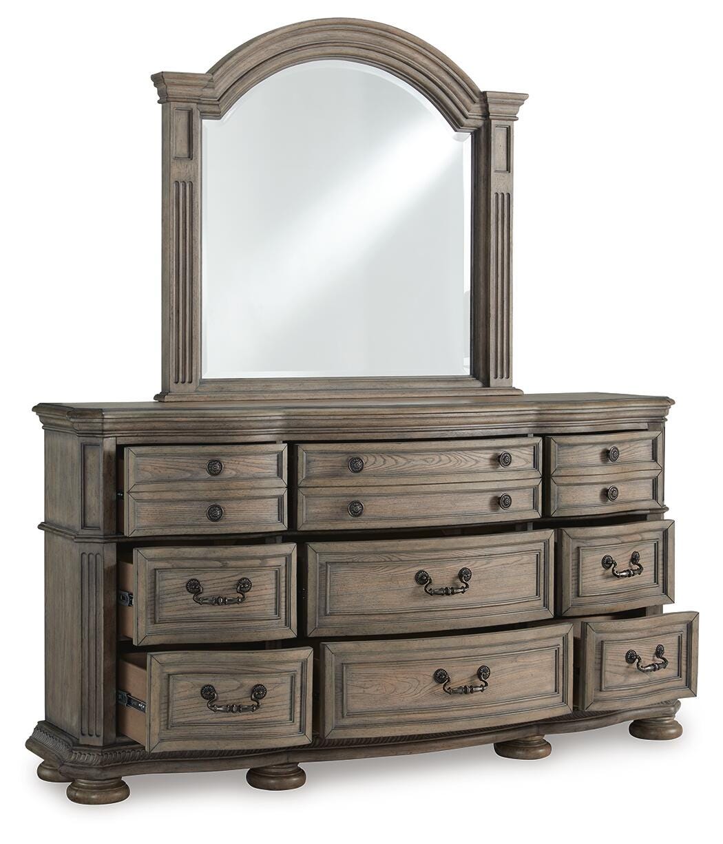 Ardenfield Dresser,  Mirror, Chest and Nightstand