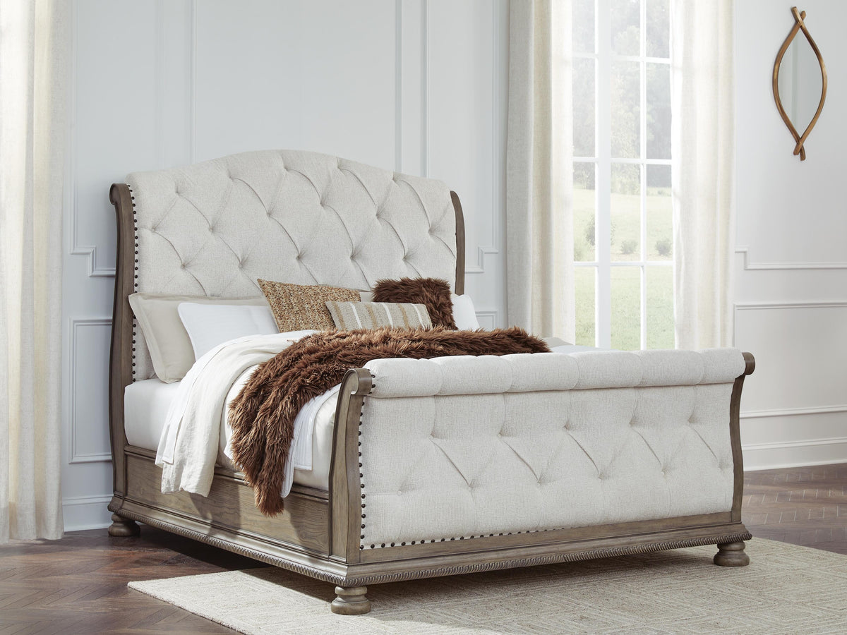 Ardenfield Queen Upholstered Sleigh Bed