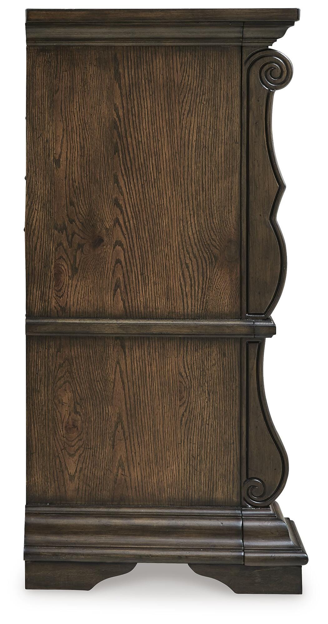 Maylee King Upholstered Panel Bed and Dresser