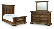 Frantanna Queen Panel Bed, Dresser and Mirror