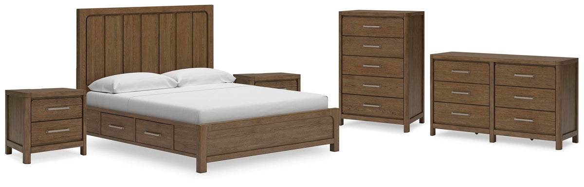 Cabalynn Panel Bed Set - California King, Dresser, Chest and Nightstand