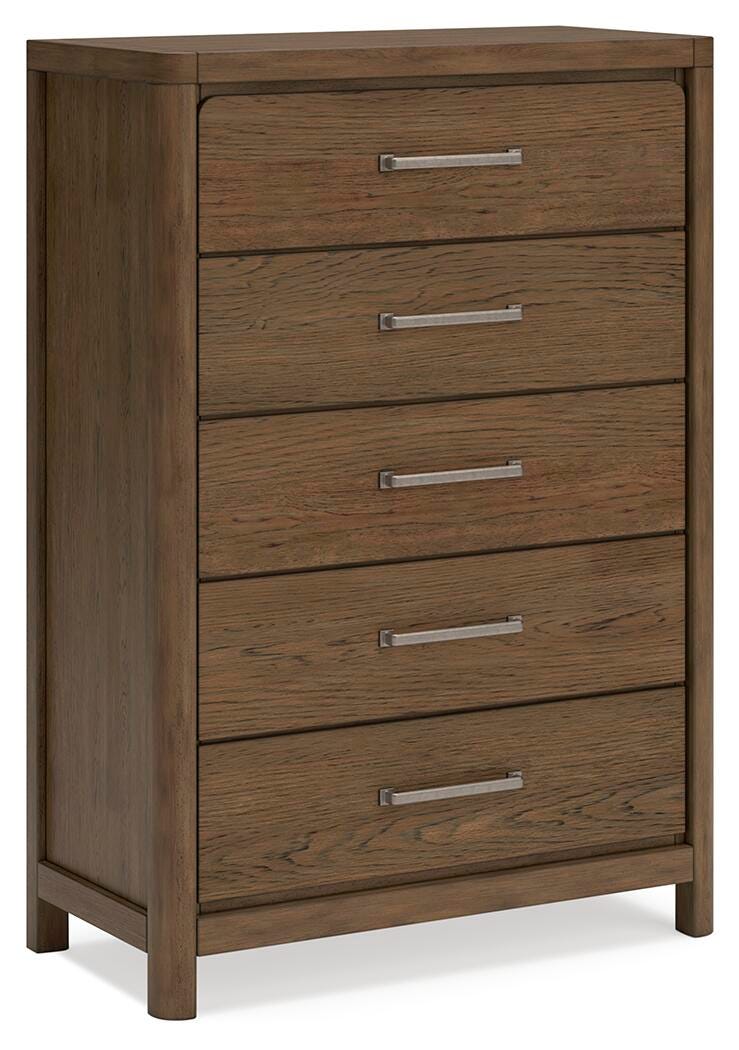 Cabalynn Panel Bed Set - California King, Chest and Nightstand