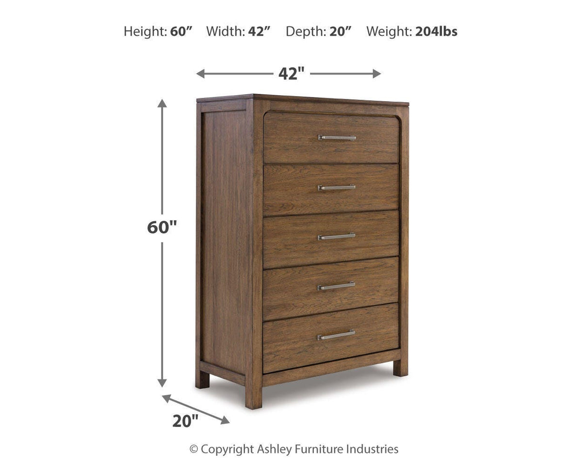 Cabalynn Panel Bed Set - California King, Dresser, Chest and Nightstand