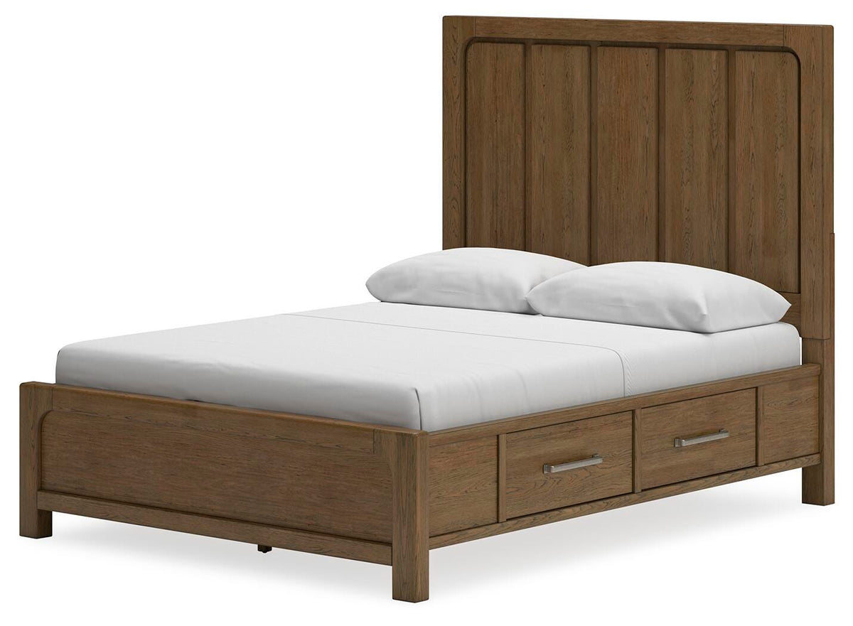 Cabalynn Panel Bed with Storage - Queen