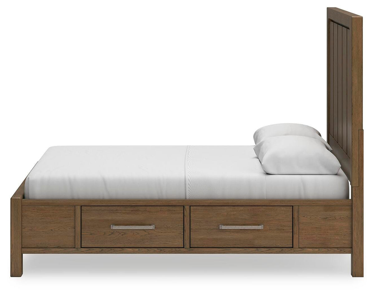 Cabalynn Panel Bed Set - Queen, Chest and Nightstand