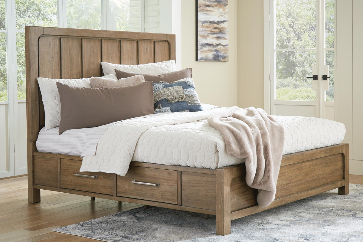 Cabalynn Panel Bed with Storage - Queen