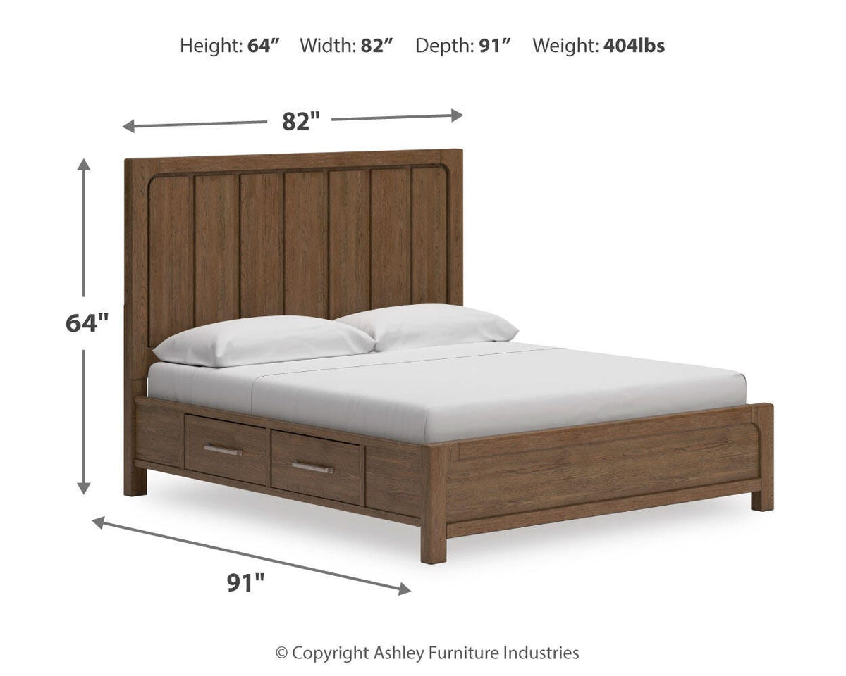 Cabalynn Panel Bed Set - California King, Dresser and Nightstand
