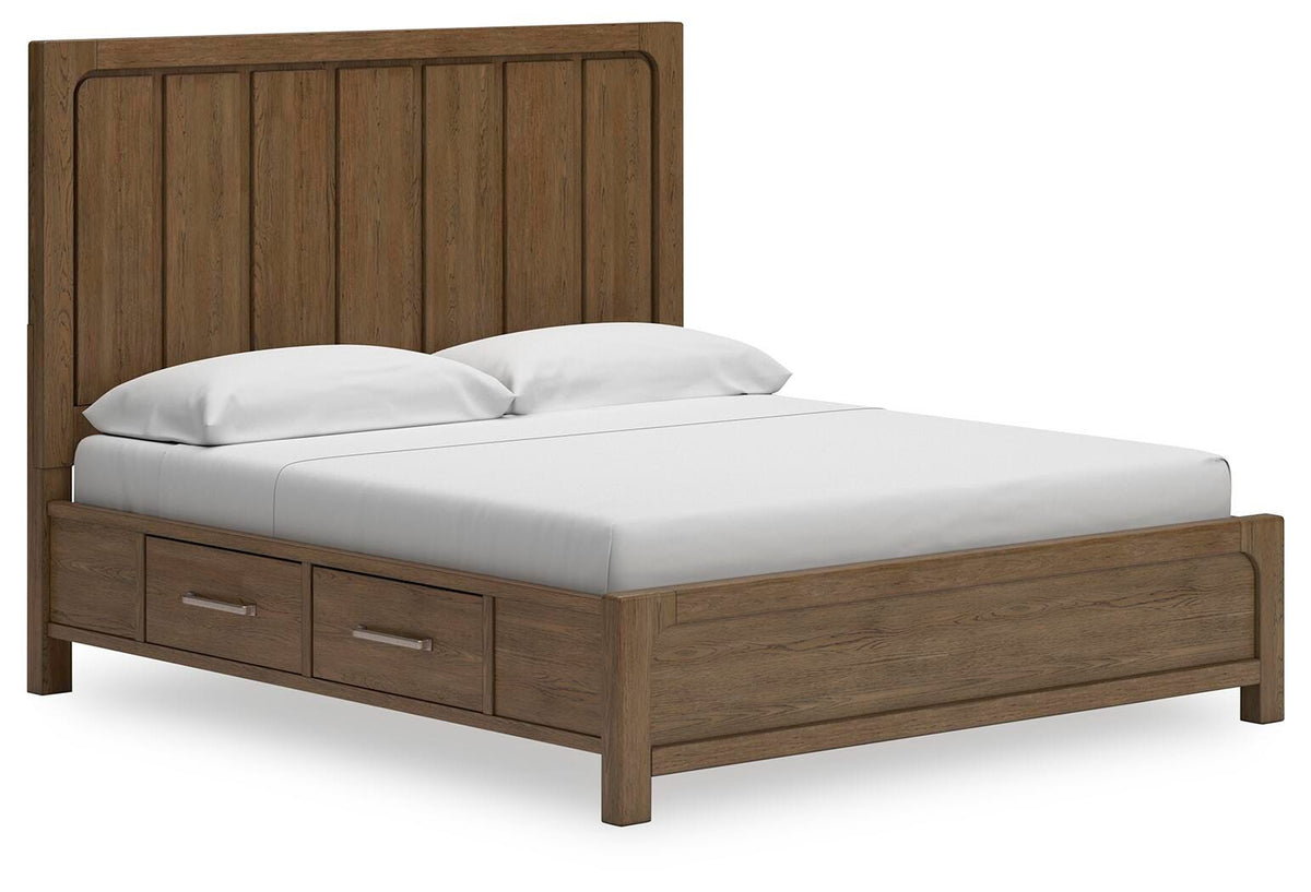Cabalynn Panel Bed with Storage - King