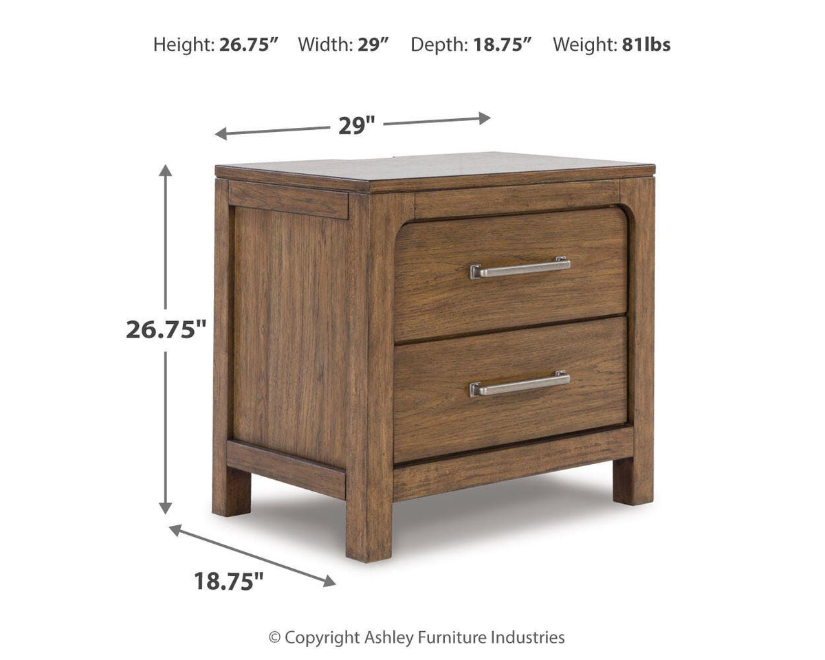 Cabalynn Panel Bed Set - California King, Dresser and Nightstand