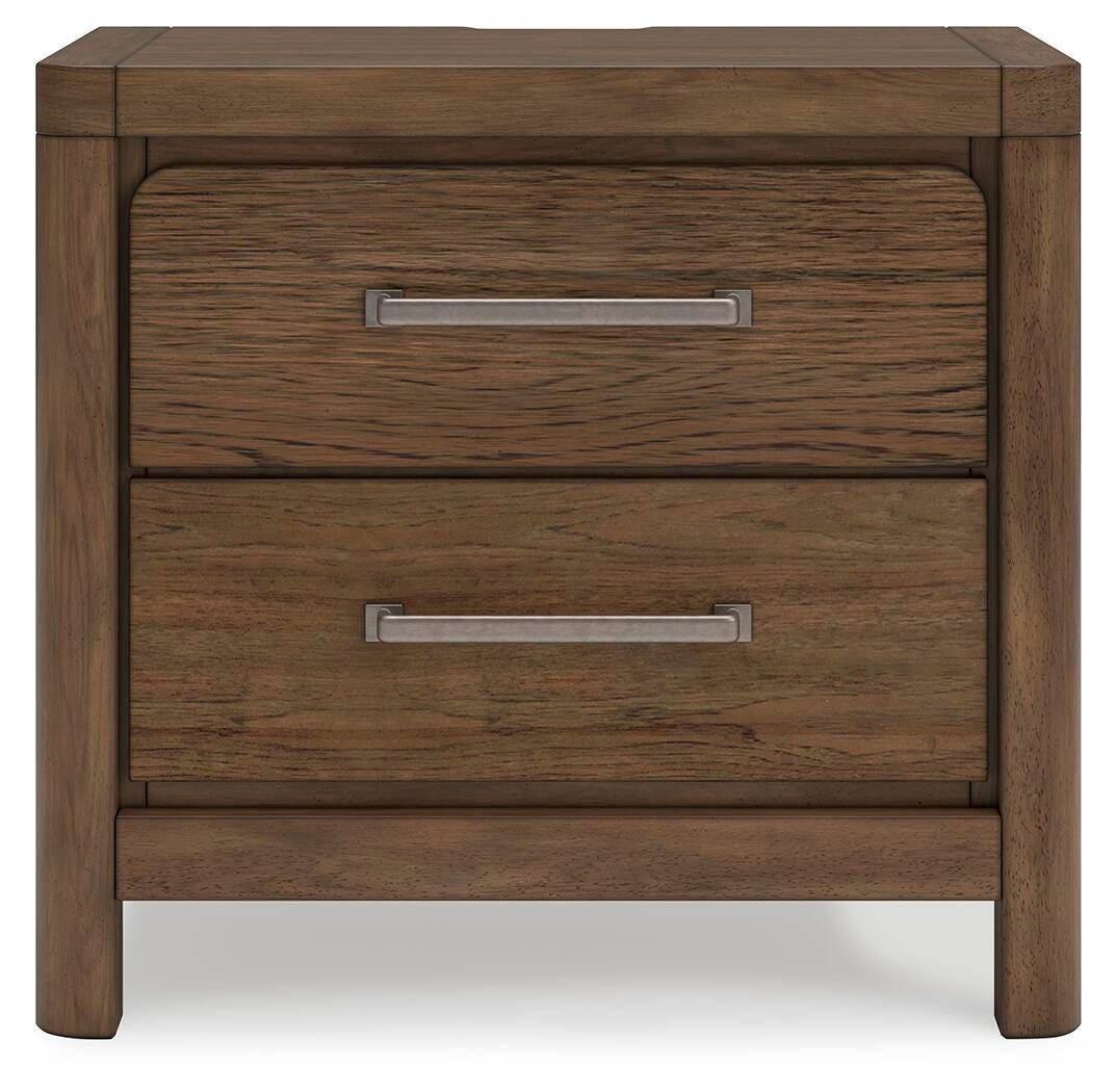 Cabalynn King Upholstered Bed, Dresser, Mirror and Nightstand