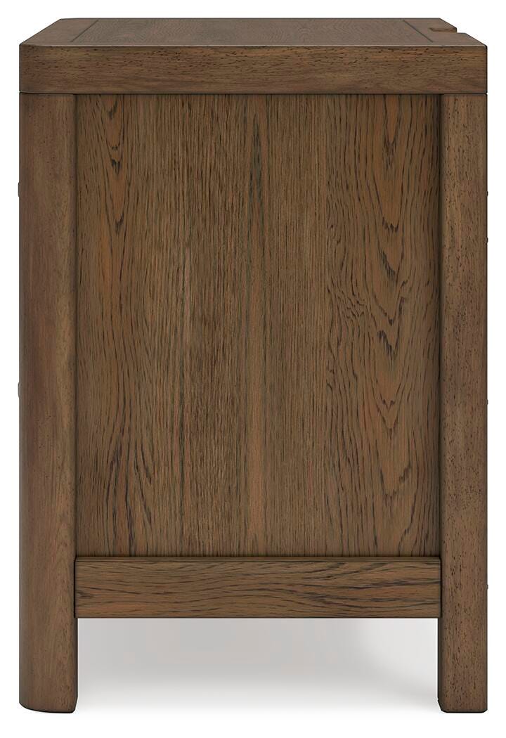 Cabalynn King Upholstered Bed, Dresser, Mirror and Nightstand
