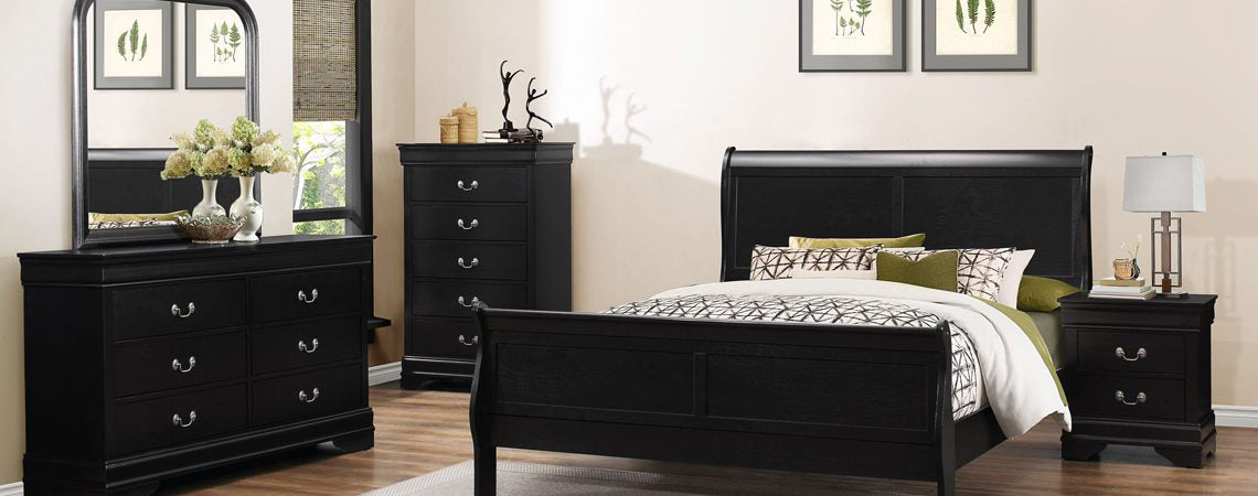 Louis Philippe Ebony Dresser