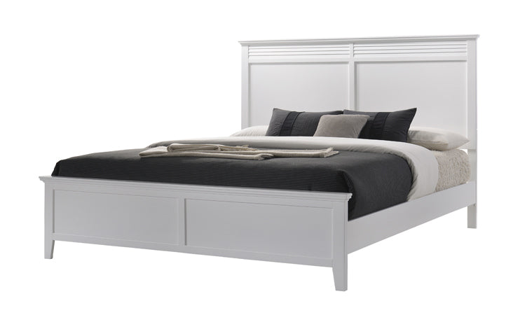 Cottage Bay White Bed Full