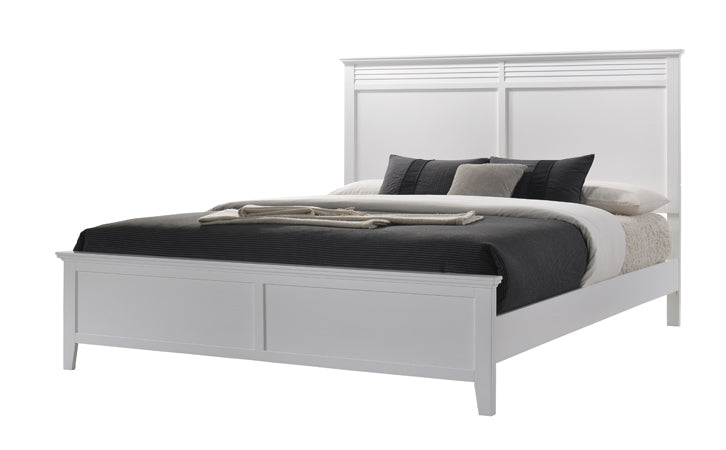 Cottage Bay White Bed Queen