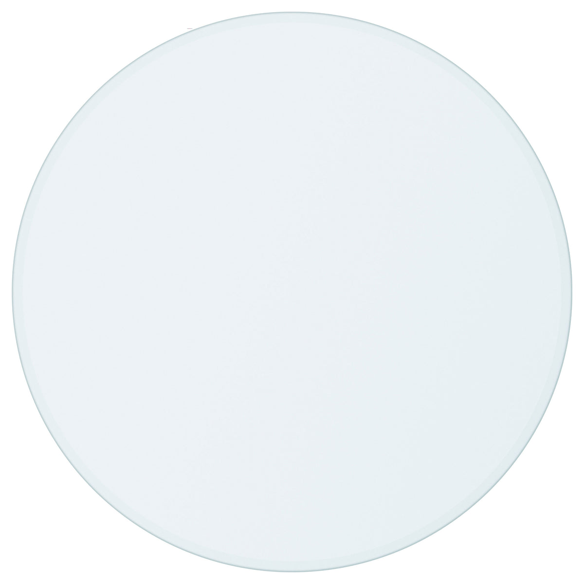 Glass Tops 48-inch 6mm Round Clear Tempered Glass Top