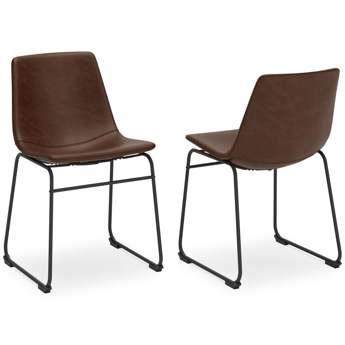 Centiar Dining UPH Side Chair (2/CN) Faux Leather