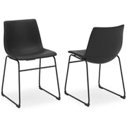 Centiar Dining UPH Side Chair (2/CN) Faux Leather
