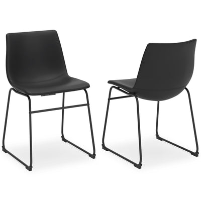 Centiar Dining UPH Side Chair (2/CN) Faux Leather