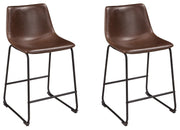 Centiar Upholstered Barstool (2/CN) Faux Leather