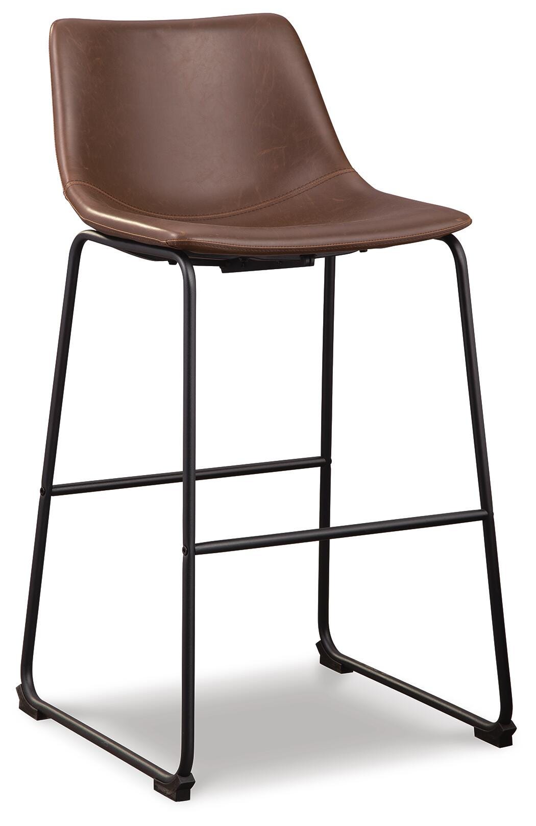 Centiar Upholstered Barstool (2/CN) Faux Leather