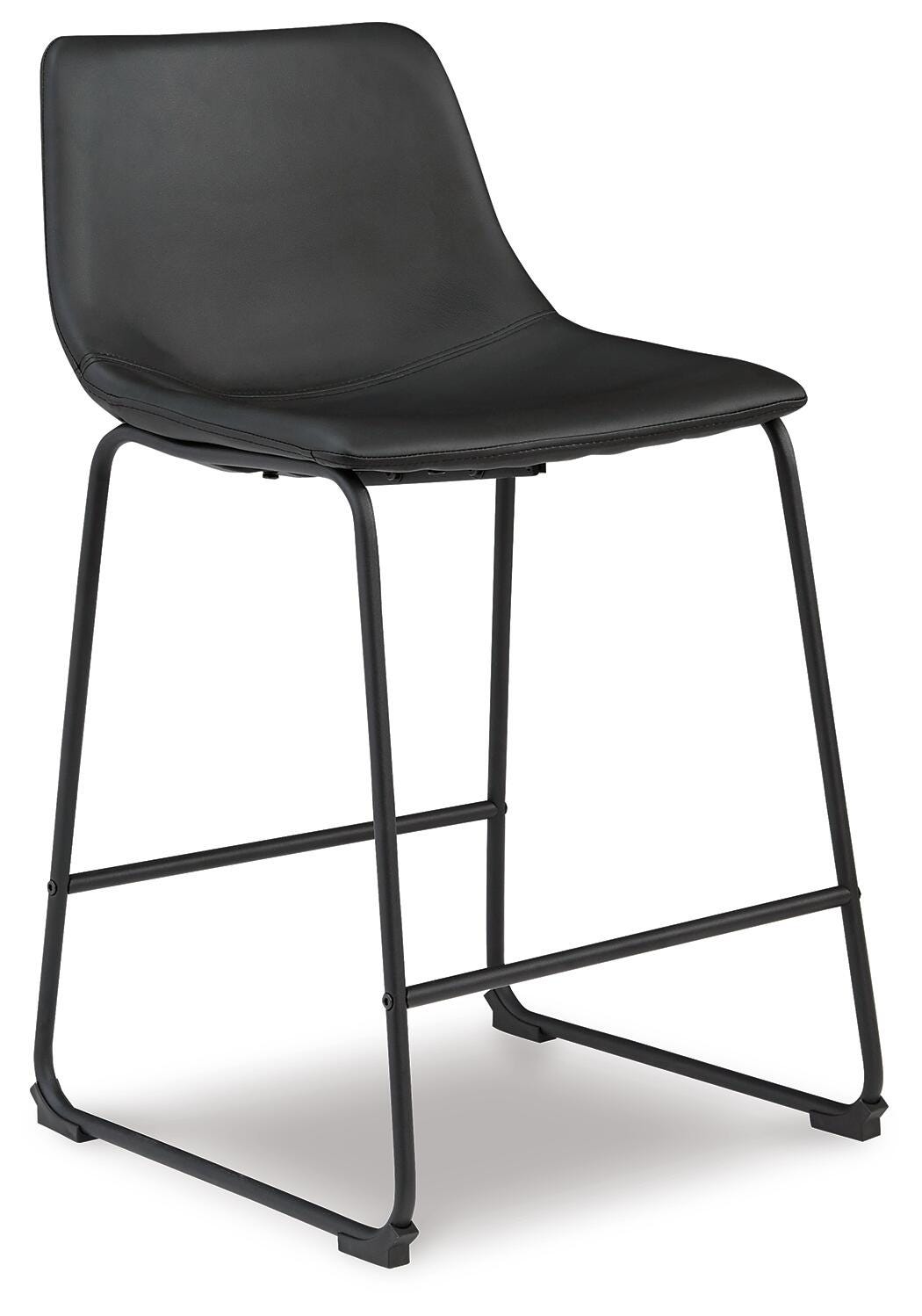 Centiar Upholstered Barstool (2/CN) Faux Leather