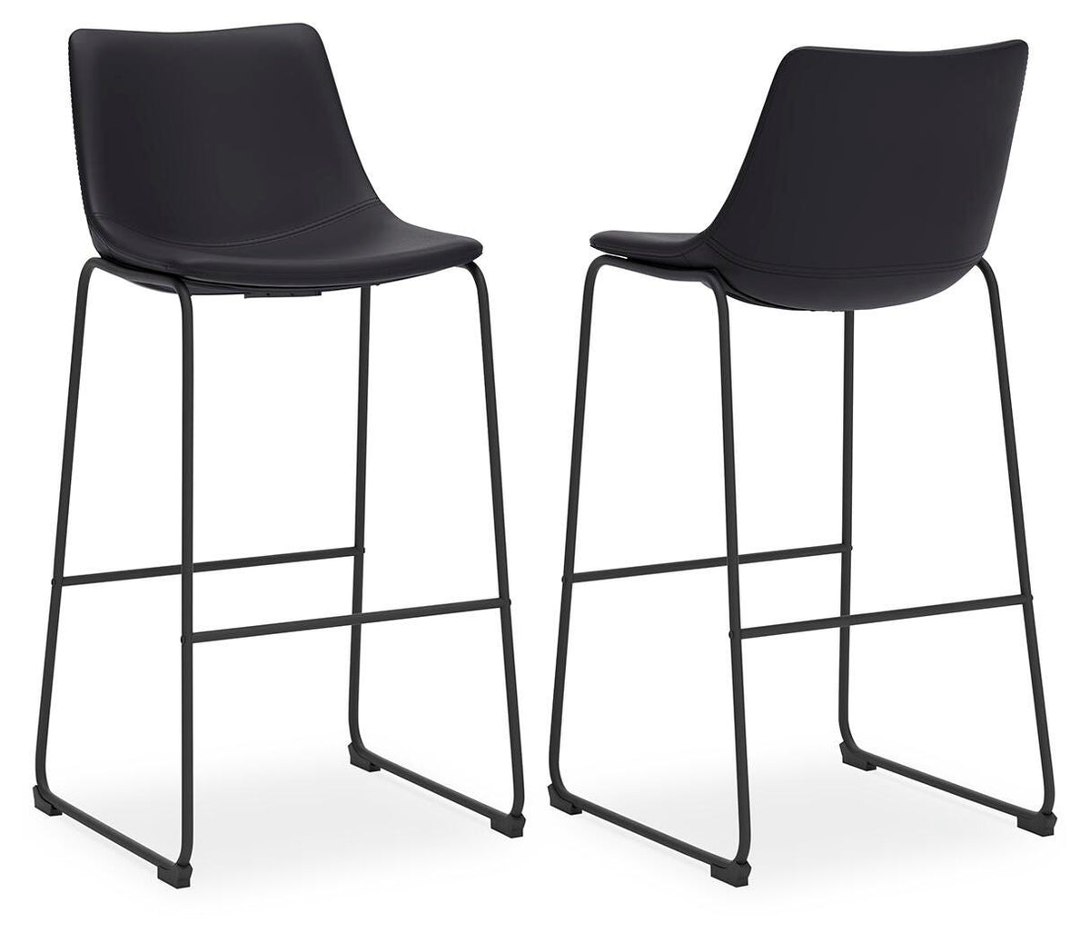 Centiar Upholstered Barstool (2/CN) Faux Leather