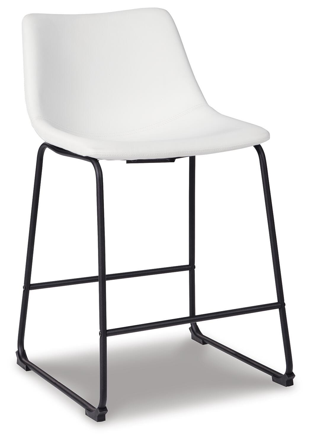 Centiar Upholstered Barstool (2/CN) Faux Leather