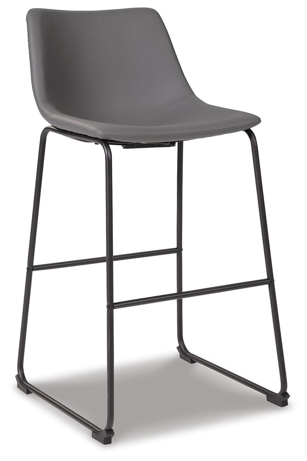 Centiar Upholstered Barstool (2/CN) Faux Leather