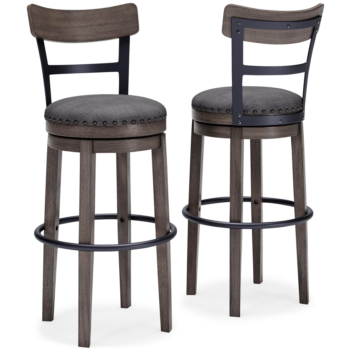 Caitbrook UPH Swivel Barstool (1/CN) - Pub/Bar Height