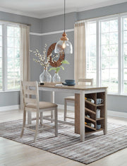 Skempton Counter Height Dining Table and 2 Barstools