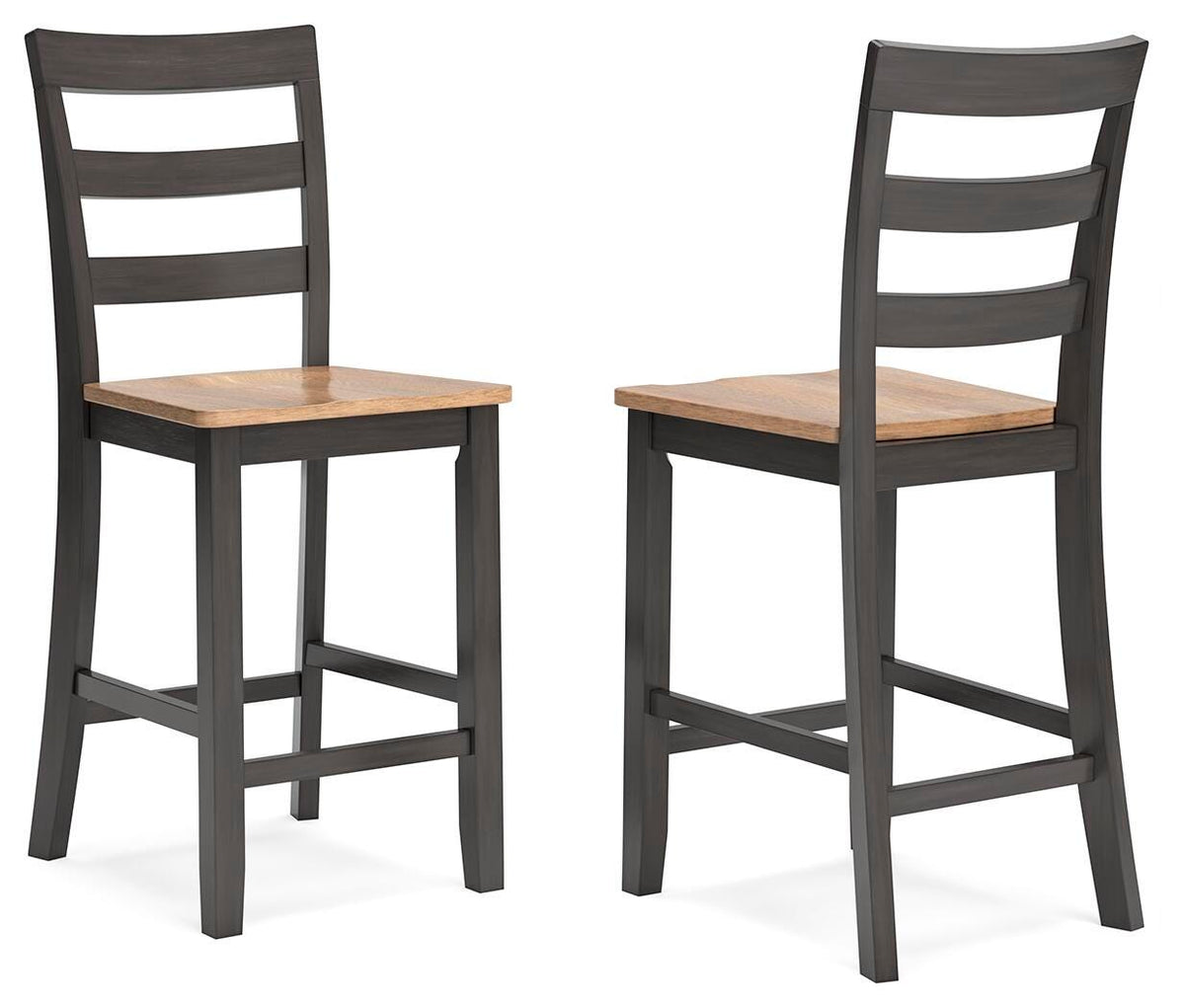 Gesthaven Barstool (2/CN) - Natural/Brown