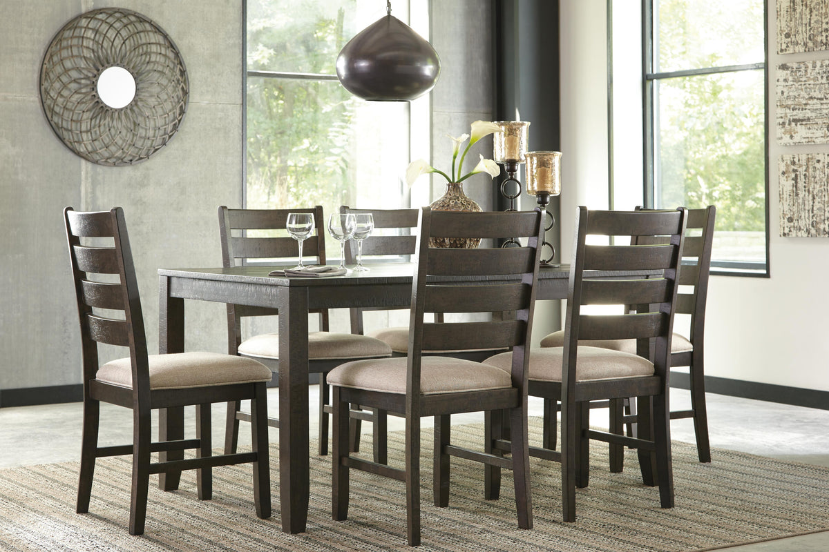 Rokane Dining Room Table Set (7/CN) Synthetic