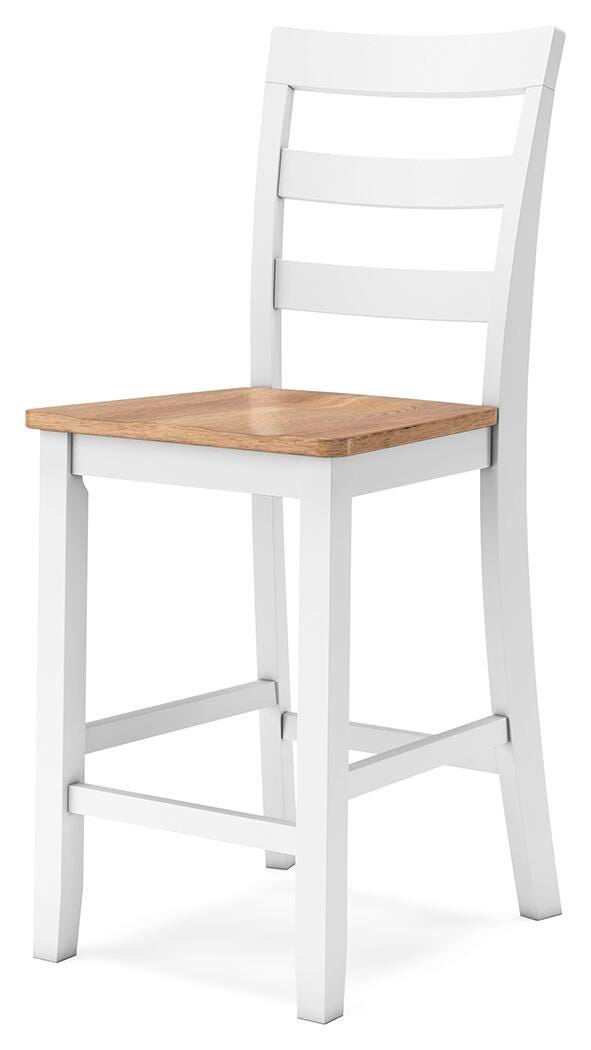 Gesthaven Barstool (2/CN) - Natural/White