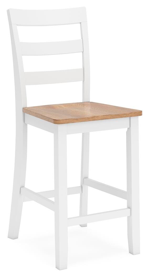 Gesthaven Barstool (2/CN) - Natural/White