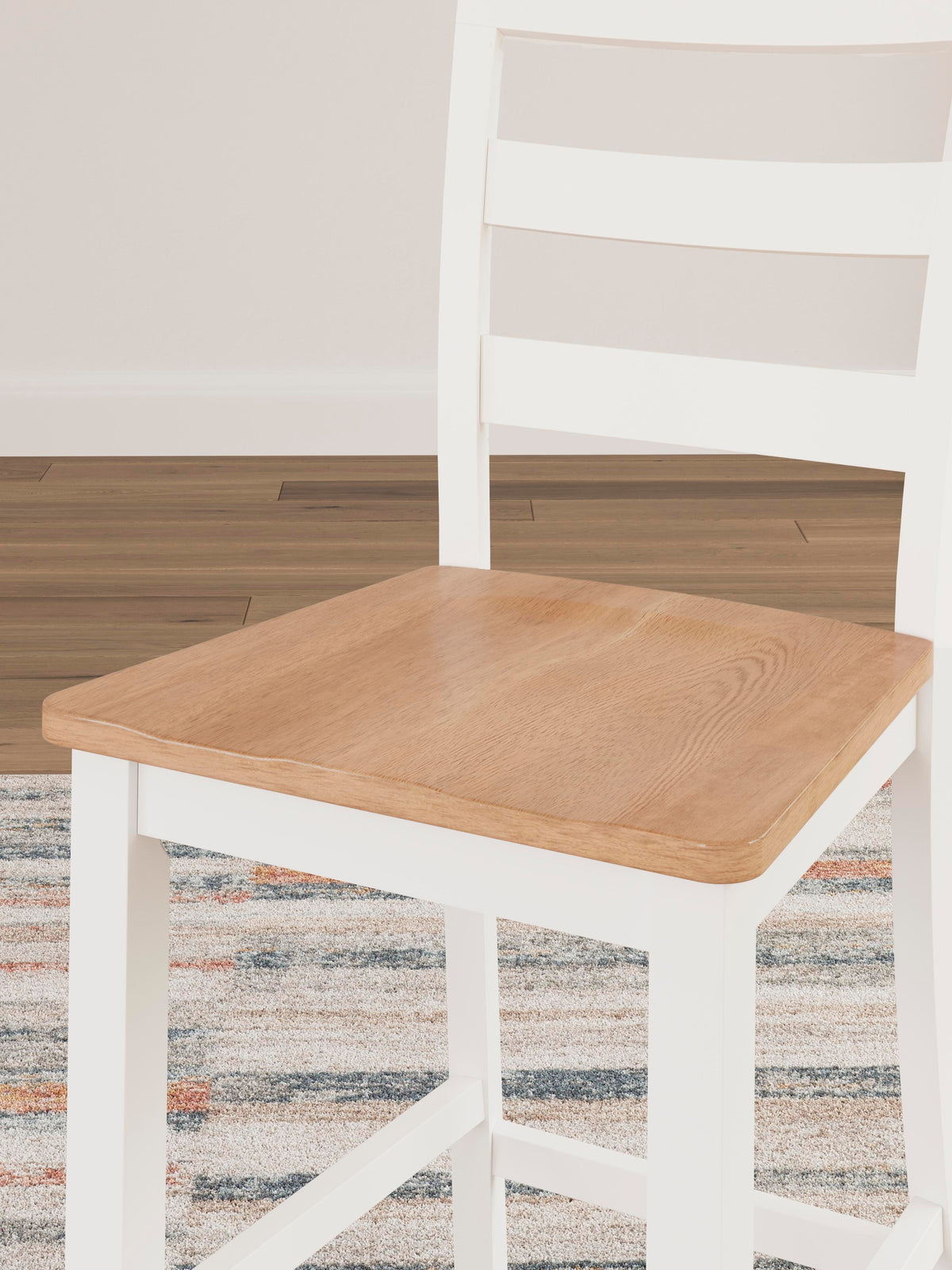 Gesthaven Barstool (2/CN) - Natural/White