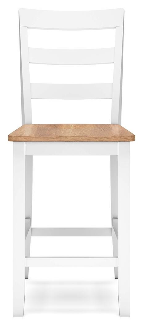 Gesthaven Barstool (2/CN) - Natural/White
