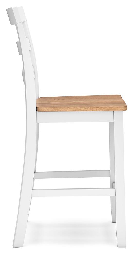 Gesthaven Barstool (2/CN) - Natural/White