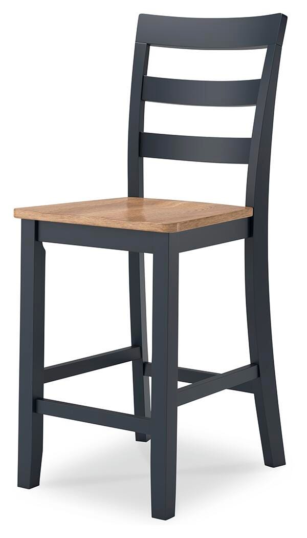 Gesthaven Barstool (2/CN) - Natural/Blue