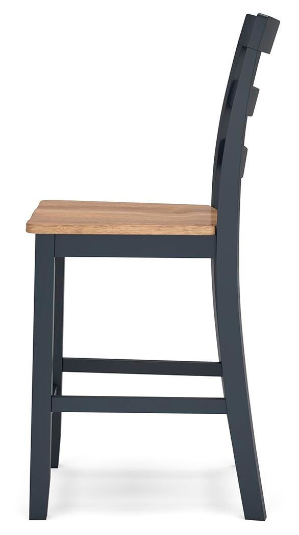 Gesthaven Barstool (2/CN) - Natural/Blue