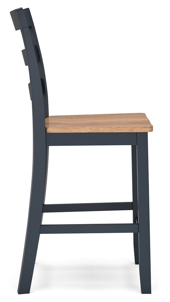 Gesthaven Barstool (2/CN) - Natural/Blue